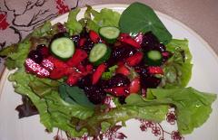 Sweet beetroot salad